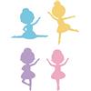 MISS KUTY Fustella fine ZAG per bambini ballerine 4u. Per tagliare carta, cartoncino, EVA e fogli di alluminio per progetti di cartoleria, scrapbooking e artigianato