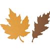 Sizzix Die Autumnal Leaves Fustella Bigz 664590 Foglie autunnali by Jenna Rushforth, Taglia unica