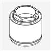 hansgrohe dado, 97977000, Universal cromo [Rubinetteria Bagno > Ricambi Rubinetteria Bagno]