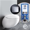 LAUFEN IL BAGNO ALESSI One set completo WC sospeso con elemento incasso neeos,, H8209714000001+16601CR#SET, IL BAGNO ALESSI One bianco [WC > WC con Elementi Incasso]