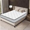 YIDATONG Materasso Memory 90x200 cm | Altezza 28cm | Ortopedico | Sistema di Alleviamento dei Punti di Pressione | Anallergico, Antibatterico e Antiacaro | Traspirante | Ergonomico 8 Zona | Certificato Oek-Tex