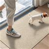 LEKEEPGO Zerbino Ingresso Interno 43 x 75 cm, Tappeto Ingresso Interno Antiscivolo, Assorbente Tappetino Entrata Lavabile per Casa Porta, Corridoio, Kaki