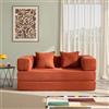YINIX Divano Letto Pieghevole 160cm Matrimoniale, Divano Modulare Futon Boneless, Velluto a Coste con Telaio in Metallo, Materasso da Terra 2 Posti, Base Antiscivolo, Rivestimento Lavabile