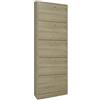 HM hemax HOME DESIGN HEMAX Scarpiera Salvaspazio Slim 5 Ante a Ribalta per Ingresso - Rovere