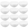 HOLIDYOYO 20 Pezzi Blocchi di Schiuma Mezza Sfera Bianca 10 CM, Polistirolo per Composizioni Floreali, Palline per Bouquet Sposa e Decorazioni di Eventi Speciali