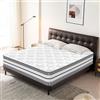 YIDATONG Materasso Singolo Memory Foam 90x200, Ortopedico Materassi Letto a Molle Insacchettate, Traspirante, Antiacaro e Anallergico, Antibatterico, Ergonomico Durezza Media, Altezza 24 cm, OEKO-TEX