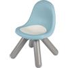 Smoby - Sedia per bambini blu - Esterno e interno - H27 cm - Prodotto in Francia