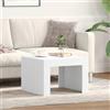Generico Tavolino da Salotto Bianco 50x50x35 cm in Truciolato,Bianco,9.51kg,808549