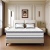 YIDATONG Materasso Singolo 90x200 cm, materasso Memory Foam e Molle Insacchettate, Rigidità Media, Ortopedico e Ergonomico, Anallergico e Antibatterico, Traspirante, Durevole, Certificato Oeko-TEX, Alto 23cm
