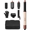 OHFAMO Air Styler 6 in 1, Styler per Capelli ad Alta Velocità da 1400W con Spazzola ad Aria Calda, Spazzola Asciugacapelli, Arricciacapelli e Spazzola Lisciante per Asciugare, Arricciare e Volumizzare