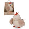Little Big Friends Les Tiny Friends | Sonaglio bambino Nomade a forma di gallina, giocattolo di risveglio morbido, facile da pulire, regalo originale dalla nascita | Paulette la Poule