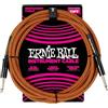 Ernie Ball Cavo per Chitarra Intrecciato, Dritto/Dritto, 3 m - Pumpkin Pie