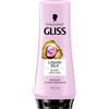 Gliss Balsamo liquido Silk (200 ml), balsamo per capelli con ceramica e seta nutre intensamente i capelli fragili e senza lucenti, balsamo per capelli come la seta