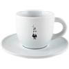 Bialetti Y0TZ097 Tazzina Moka Istituzionale (con Piattino), Porcellana, 80 ml