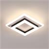 Comely Plafoniera LED, Lampada da Soffitto Moderna 24W 2700LM 4500K
