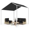 Blumfeldt Gazebo 3x3 con Struttura in Alluminio da Giardino, con Tettuccio Antivento e Idrorepellente, Esterno, Resistente per Eventi e BBQ- Grigio