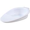 Mobiclinic®, Padella Sanitaria, Igiene Intima, Emorroidi, Post-parto, Anziani, 41x28x10 cm, Capacità 2500 ml, Antiscivolo, Bianco, Seren (1 unità)
