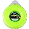MAXPOWER 338807 Filo decespugliatore in copolimero 2.0mm 42 Metri Quadrato Ritorto, Giallo Neon