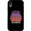 Funny Let's Get Halloweird Skeletons Hal Custodia per iPhone XR Diventiamo strani divertenti scheletri Halloween Retro