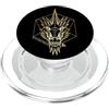 Dungeons & Dragons 50th Anniversary 20 Sided Gold Dragon PopSockets PopGrip per MagSafe