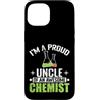 uncle chemist lab pride beakers uncle pr Custodia per iPhone 15 Orgoglioso zio chimico impressionante
