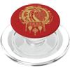 Dungeons & Dragons 50th Anniversary Gold Dragon Circle Logo PopSockets PopGrip per MagSafe