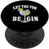 Let the Fun Be Gin Tees and Gifts Let the Fun Be Gin Funny Gin Lovers Alcohol Gin Drinking Pun PopSockets PopGrip Adesivo