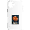 Astronomy Celestial Mars Stargazers Custodia per iPhone 16 Plus Marte Planet RA 04h 54m 22s DEC 22 30 56 Cielo