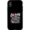 Mythic Battle Greek Centaur Warriors Custodia per iPhone X/XS Centauri Mitologia Battaglia Guerriero Greco Scena