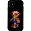 Bahaa's Tee Custodia per iPhone 11 Basketball Player Shirts, Cool Cartoon Sports Graphic