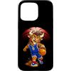 Bahaa's Tee Custodia per iPhone 15 Pro Max Basketball Player Shirts, Cool Cartoon Sports Graphic