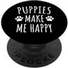 Hi Doggy I cuccioli mi rendono felice - Dog Lovers Paws PopSockets PopGrip Adesivo