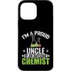 uncle chemist lab pride beakers uncle pr Custodia per iPhone 13 Pro Max Orgoglioso zio chimico impressionante
