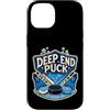 Jimbeels Custodia per iPhone 14 DEEP END PUCK Hockey Subacqueo Pinne Squadra