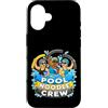 Jimbeels Custodia per iPhone 16 POOL NOODLE CREW Acquagym Fitness in Acqua