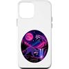 Jimothy Studio Collective Custodia per iPhone 12 mini Jimothy Cosmic Raccoon Seattle Local Legend Neon Cascata