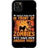Push Front Zombies Save Siberian Husky G Custodia per iPhone 11 Pro Max Ti spingerei davanti agli zombi per salvare il mio Hus siberiano