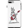 Vintage Dog Rocker Guitarist Gifts and A Custodia per iPhone 7 Plus/8 Plus Cane divertente in stile rock alano che suona la chitarra Rocker