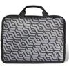 HP Custodia per Tablet fino a 11, Foro Passante per Ricaricare i Dispositivi con Porta USB-C, Profilo Sottile, Tessuto in Neoprene Lavabile in Lavatrice, Design Grafico Nero Geometrico