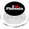 I HEART LOVE PHOENIX AMO HEART PHOENIX ARIZONA PopSockets PopGrip per MagSafe