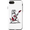 Vintage Ferret Rocker Guitarist Gifts an Custodia per iPhone SE (2020) / 7/8 Ferret Rock Style divertente furetto suonare chitarra Rocker