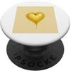 Yellow Aesthetics Gifts Cuore giallo San Valentino Love Poppy PopSockets PopGrip Adesivo