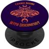 Mestiza Rebel Art Il cambiamento inizia con il disagio Morte Falena Grunge Alternativa PopSockets PopGrip Adesivo