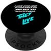 Watch TV Movies & Books on Radio Compute Sono venuto qui per masticare gomma da masticare e calciare il culo e sono tutto PopSockets PopGrip Adesivo