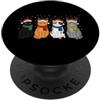 Christmas Shirts Pajamas PJ Men Women Ki Christmas Cats Santa Cute Xmas Kittens Women Girls Kids Men PopSockets PopGrip Adesivo