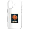 Astronomy Celestial Mars Stargazers Custodia per iPhone 17 Marte Planet RA 04h 54m 22s DEC 22 30 56 Cielo