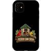 Jimbeels Custodia per iPhone 11 FEEDER CAM CREW Birdwatching Mangiatoia con Camera