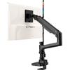 Kensington K58273WW Supporto Premium Heavy Duty per monitor singolo Smartfit, regolabile con molla a gas, supporto per schermi di computer, supporta fino a 49" (20kg) con VESA 75/100/200/300