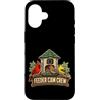 Jimbeels Custodia per iPhone 16 FEEDER CAM CREW Birdwatching Mangiatoia con Camera
