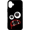 Funny Monster Face Cute Halloween Costum Custodia per iPhone 16 Plus Costume di Halloween carino con faccia da mostro divertente